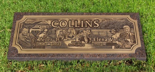 Collin Country Landscape Design on Bronze Flat Monument