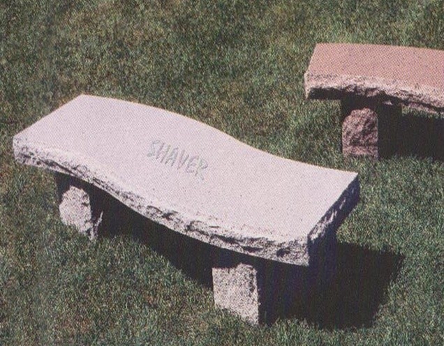 Cremation Home and Garden Memorial Bench