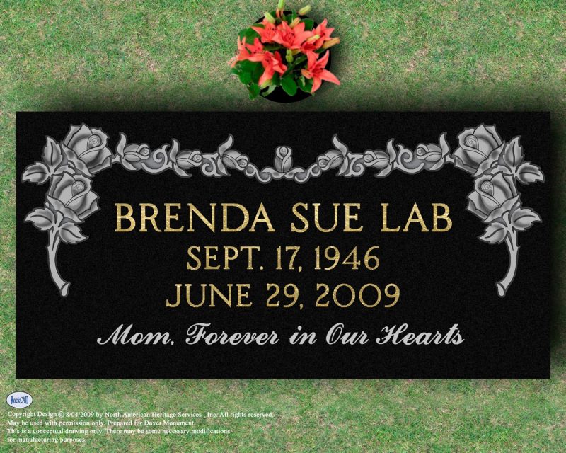 Brenda Sue Lab Beautiful Spray of Roses