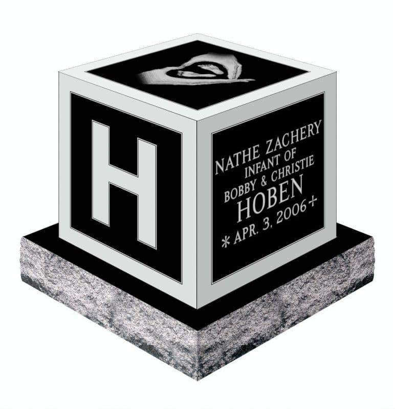 Hoben Block Infant and Child Monument Design
