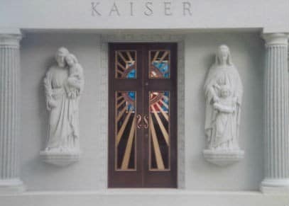 Front Sculptures on Mausoleum